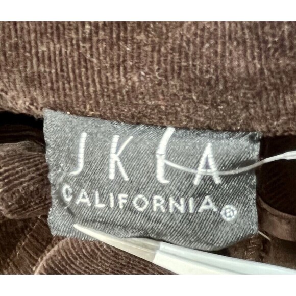 JKLA Corduroy Jacket Womens Cotton Stretch Brown US M Preppy Office Siren - Picture 9 of 13